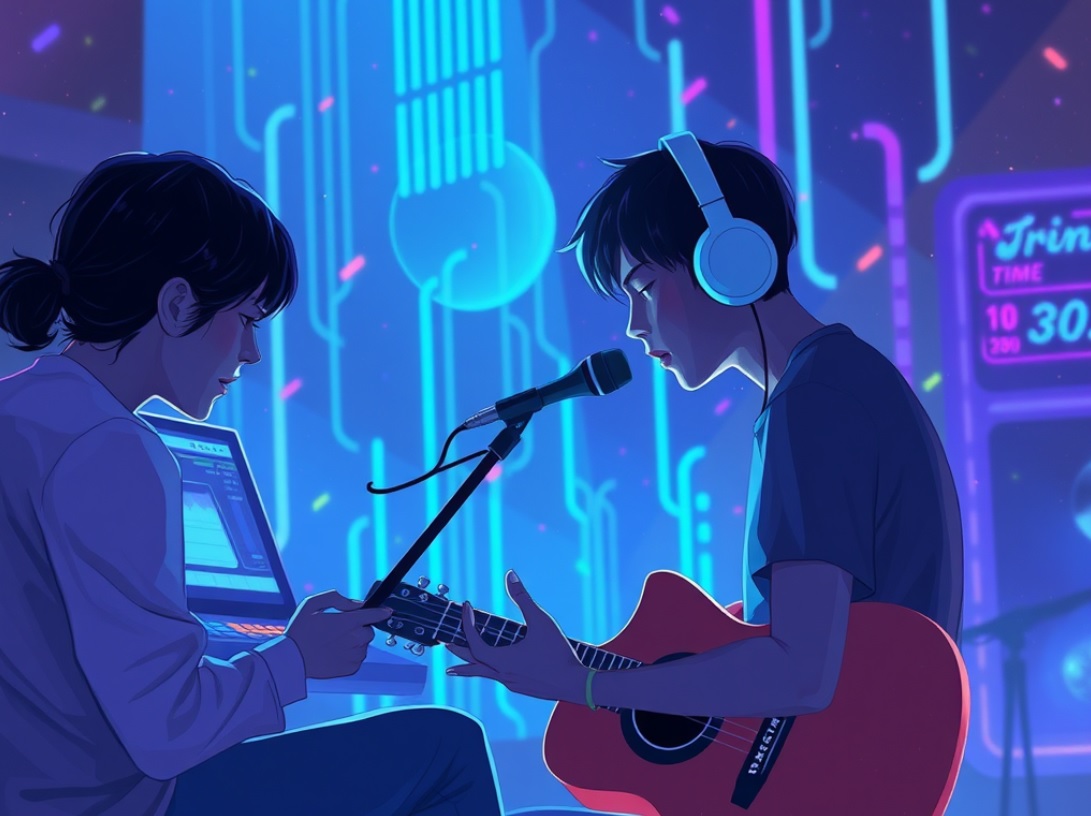 釋放你的音樂靈感!我們的AI歌曲製作服務,只需輸入歌詞、選擇風格,就能快速生成獨一無二的歌曲。支援多種音樂類型,自動編曲、混音,打造專業級音樂作品。零基礎也能輕鬆創作,讓AI成為你的音樂夥伴,實現你的音樂夢想!